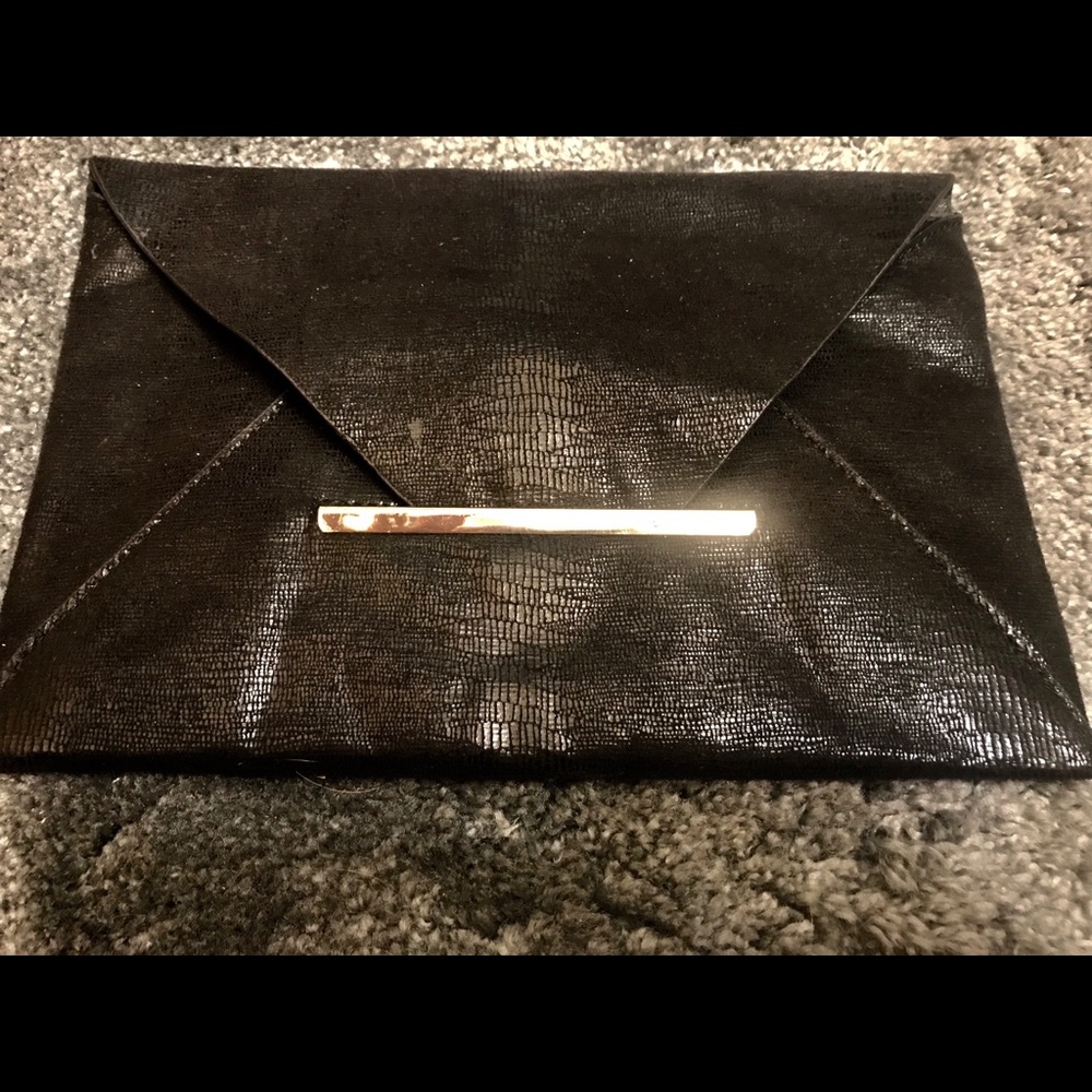 BCBG envelope clutch